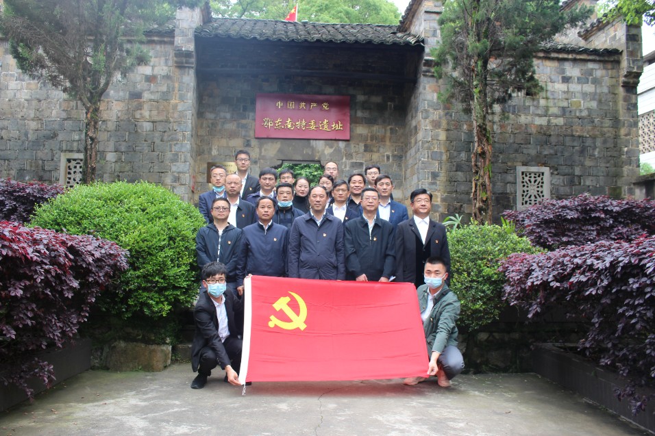 市住建局机关党员赴黄石市龙港镇,刘仁八镇开展党史学习教育现场教学